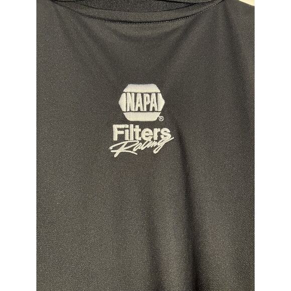NAPA Filters Lucky in 2013 Black Men's Large Short Sleeve Polo Racing Shirt - Picture 6 of 9